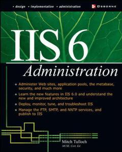 Couverture de l’ouvrage IIS 6 administration