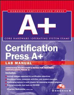 Couverture de l’ouvrage Certification press A+ lab manual