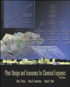 Couverture de l’ouvrage Plant design and economics for chemical engineers 
