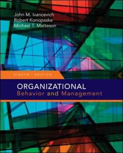 Cover of the book Organizational behavior and management (8th ed )