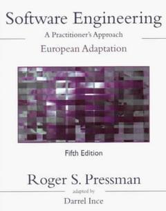 Couverture de l’ouvrage Software engineering: a practitioner's approach, 5th ed 2000 (European adaptation)