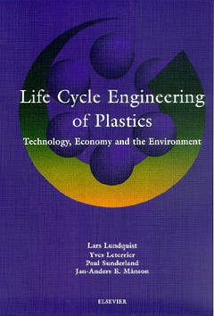 Couverture de l’ouvrage Life Cycle Engineering of Plastics