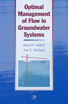 Couverture de l’ouvrage Optimal Management of Flow in Groundwater Systems