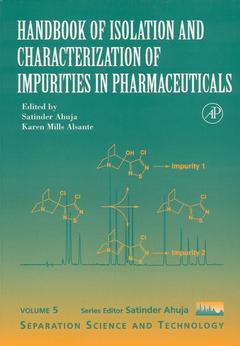 Couverture de l’ouvrage Handbook of Isolation and Characterization of Impurities in Pharmaceuticals