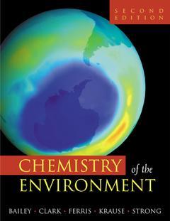 Couverture de l’ouvrage Chemistry of the Environment