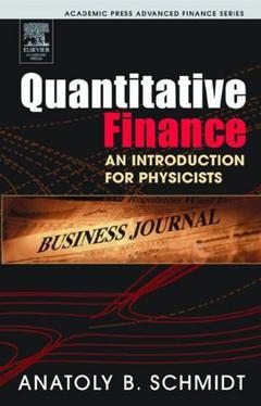 Couverture de l’ouvrage Quantitative Finance for Physicists