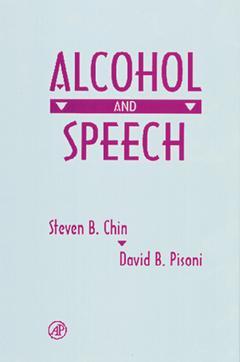 Couverture de l’ouvrage Alcohol and speech