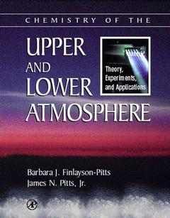 Couverture de l’ouvrage Chemistry of the Upper and Lower Atmosphere