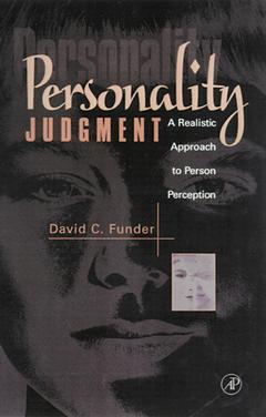 Couverture de l’ouvrage Personality Judgment