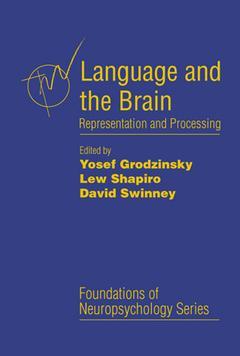 Couverture de l’ouvrage Language and the Brain