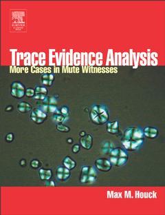 Couverture de l’ouvrage Trace Evidence Analysis