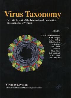 Couverture de l’ouvrage Virus taxonomy, seventh report of the international committee on taxonomy of viruses