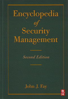 Couverture de l’ouvrage Encyclopedia of Security Management