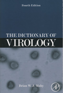 Couverture de l’ouvrage The Dictionary of Virology