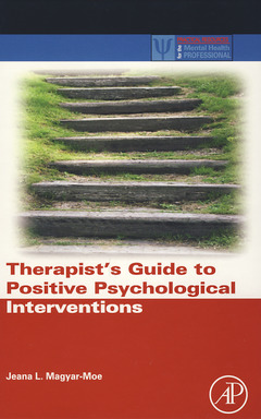 Cover of the book Therapist's Guide to Positive Psychological Interventions