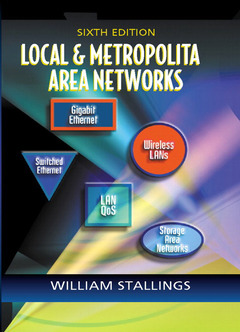 Couverture de l’ouvrage Local and metropolitan area networks, 6/ e