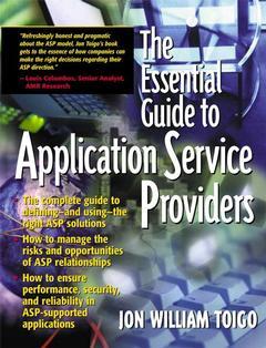 Couverture de l’ouvrage The essential guide to application service providers