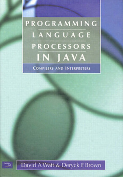 Couverture de l’ouvrage Programming language processors in Java