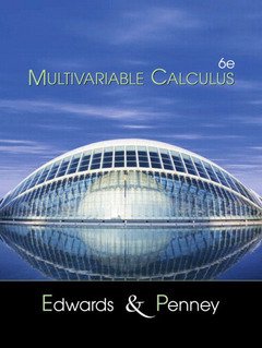 Couverture de l’ouvrage Multivariable calculus (6° ed )