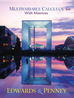 Couverture de l’ouvrage Multivariable calculus with matrices (6° ed )