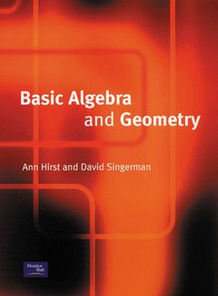 Couverture de l’ouvrage Basic algebra & geometry
