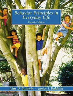 Couverture de l’ouvrage Behavior principles in everyday life (4° ed )