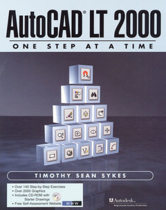 Couverture de l’ouvrage Autocad LT one step at a time