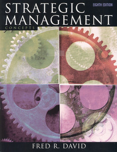 Couverture de l’ouvrage Strategic management (8° ed )