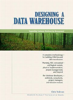 Couverture de l’ouvrage Designing data warehouses : supporting customer relationship management