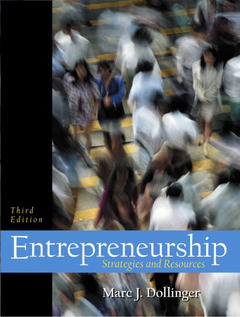 Couverture de l’ouvrage Entrepreneurship (3° ed )