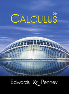 Couverture de l’ouvrage Calculus (6° ed )