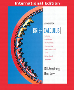 Couverture de l’ouvrage Brief calculus with applications (2nd ed )