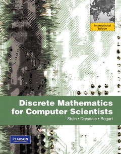 Couverture de l’ouvrage Discrete mathematics for computer science (International version)