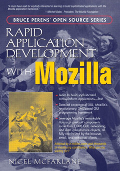 Couverture de l’ouvrage Rapid application development with mozilla