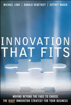 Couverture de l’ouvrage Innovation that fits
