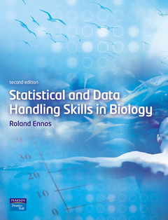 Couverture de l’ouvrage Statistical and data handling skills in biology