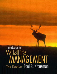 Couverture de l’ouvrage Introduction to wildlife management
