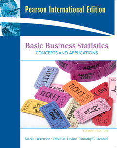 Cover of the book Basic business statistics : Concepts and application (Pearson international Ed.) with CD-ROM