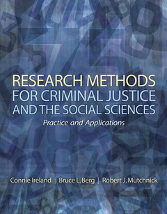 Couverture de l’ouvrage Research methods for criminal justice and the social sciences (1st ed )