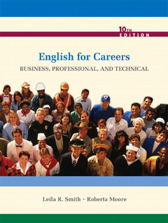 Couverture de l’ouvrage English for careers : business, professional, and technical (10th Ed)