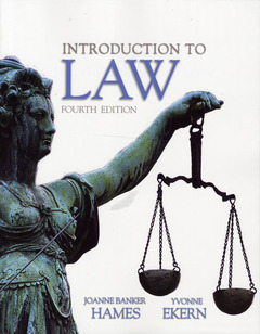 Couverture de l’ouvrage Introduction to law