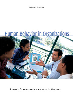 Cover of the book Human behavior in organizations (book alone) (2nd ed )