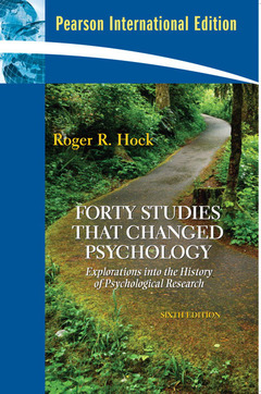 Couverture de l’ouvrage Forty studies that changed psychology