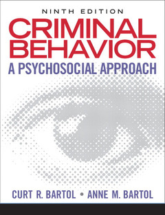 Couverture de l’ouvrage Criminal behavior (9th ed )