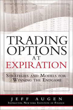 Cover of the book Trading options at expiration
