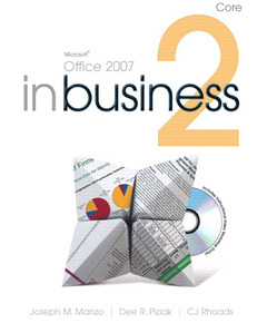 Cover of the book Microsoft office 2007 in business core