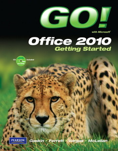 Couverture de l’ouvrage Go! with office 2010 getting started (1st ed )