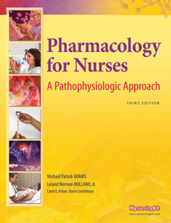 Couverture de l’ouvrage Pharmacology for nurses (3rd ed )