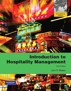 Couverture de l’ouvrage Introduction to hospitality management