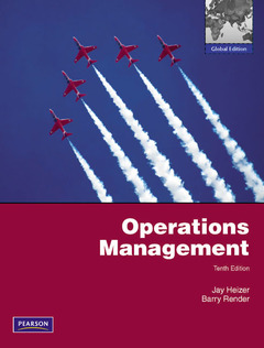 Couverture de l’ouvrage Operations management (10th ed )